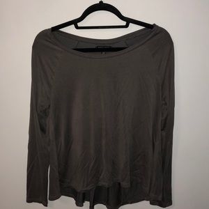 “Soft and Sexy” long sleeve grey tee